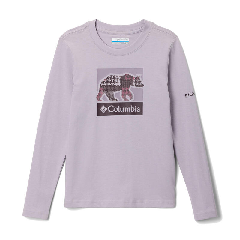 Tricou cu mânecă lungă pentru drumeții copii Columbia Hazeldel Hill Graphic Tee
