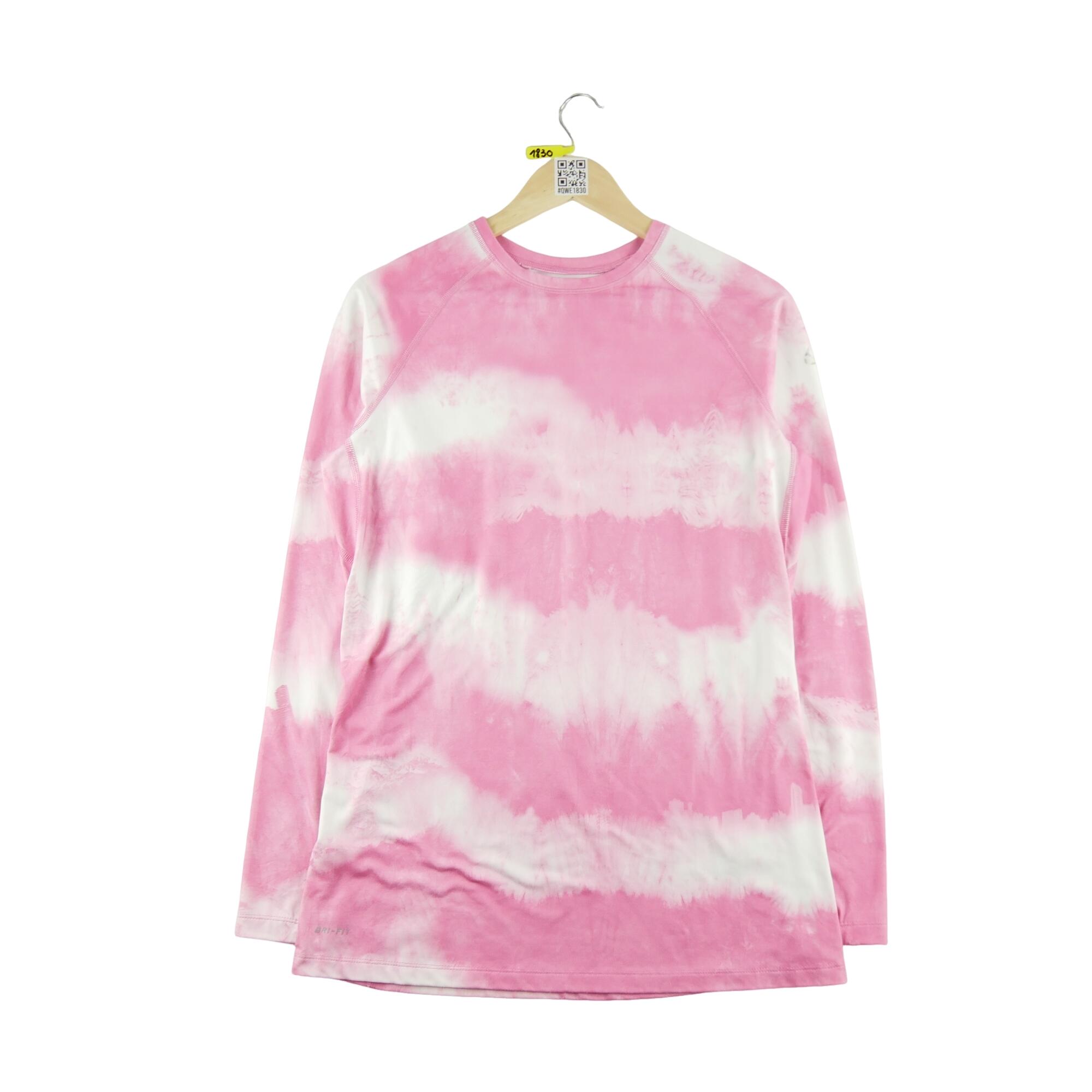 NIKE Reconditionné - T-shirt manches longues Femme Rose - Bon État