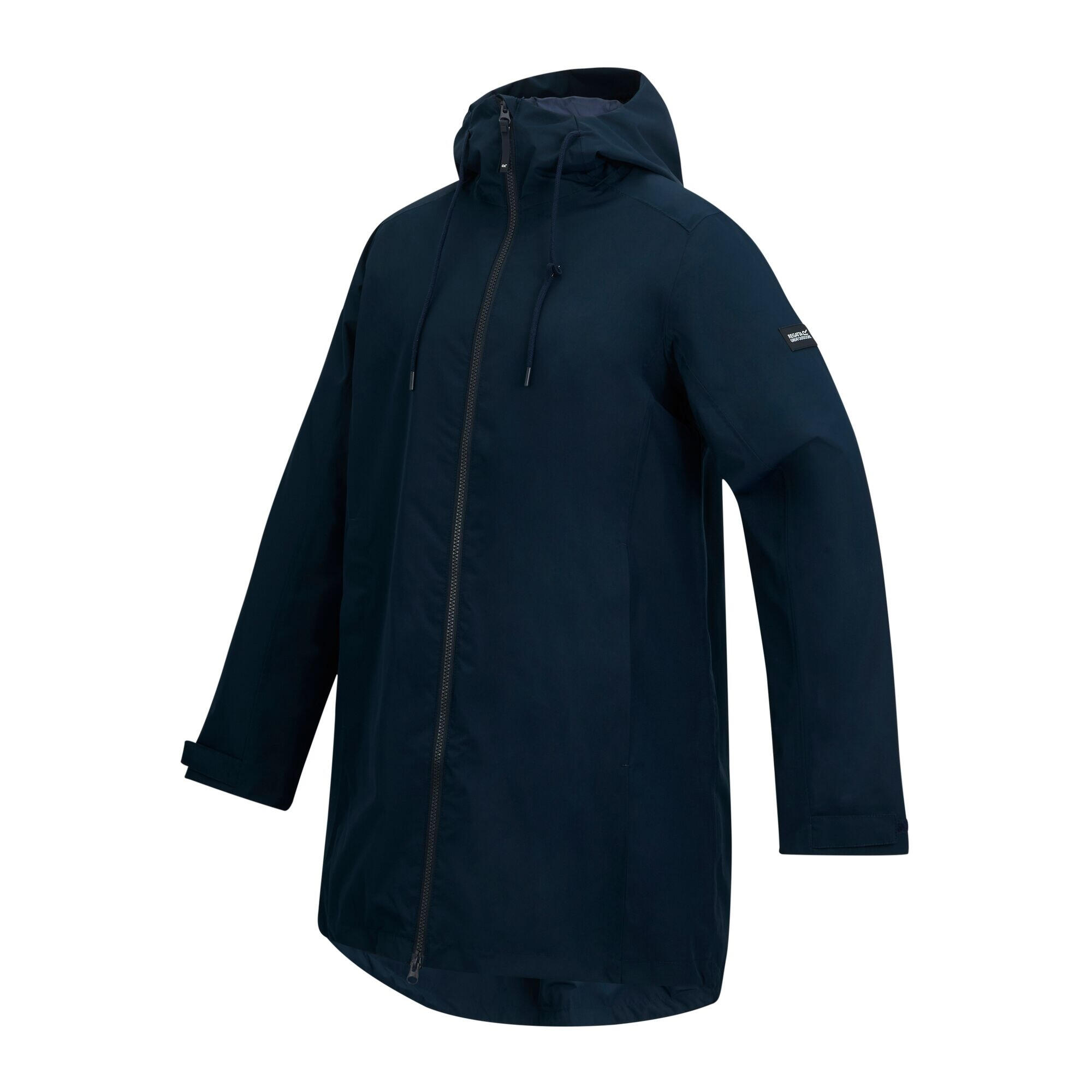 Chaqueta Impermeable Brianka para Mujer Azul Marino 3/5