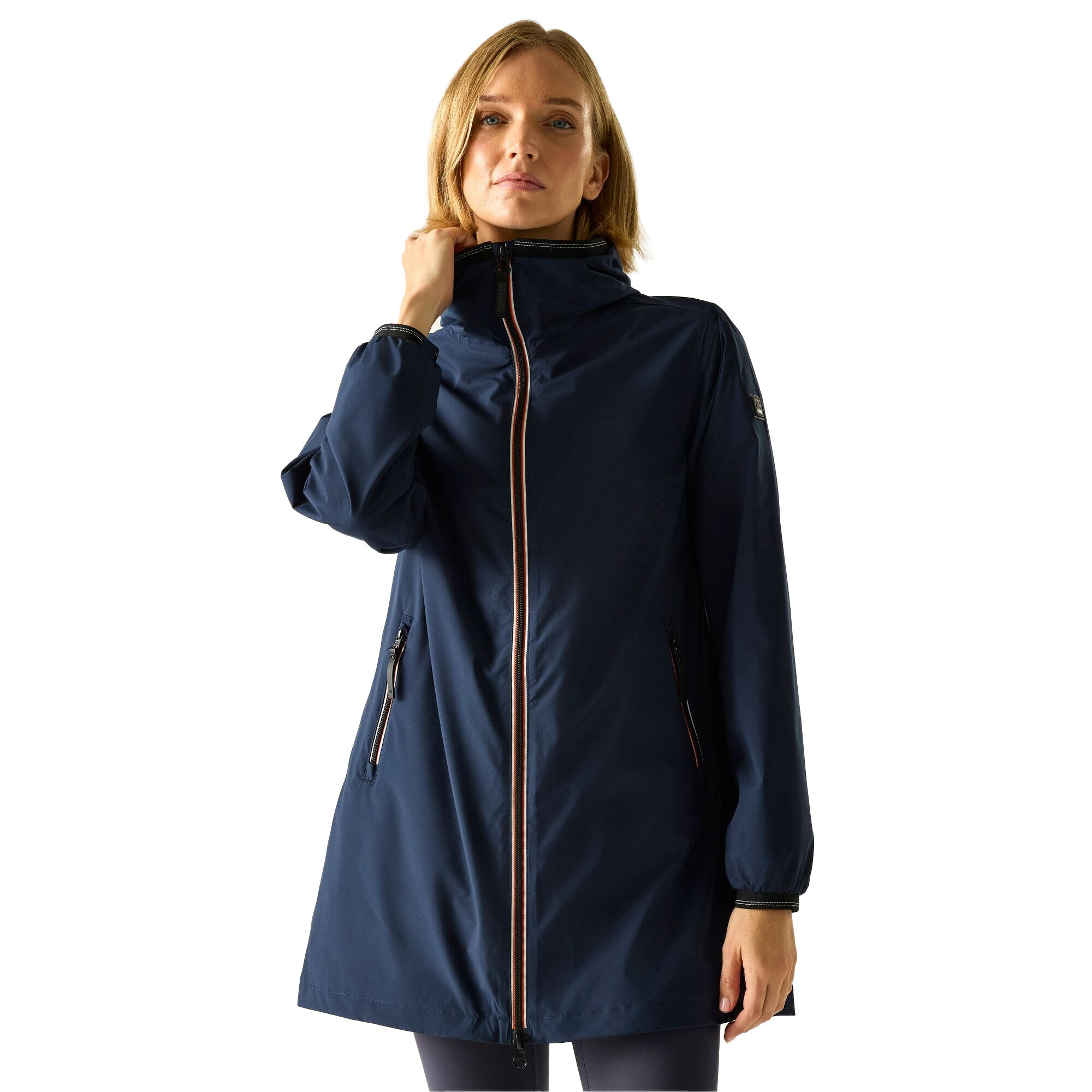Chaqueta Impermeable Lenika para Mujer Marino 4/5