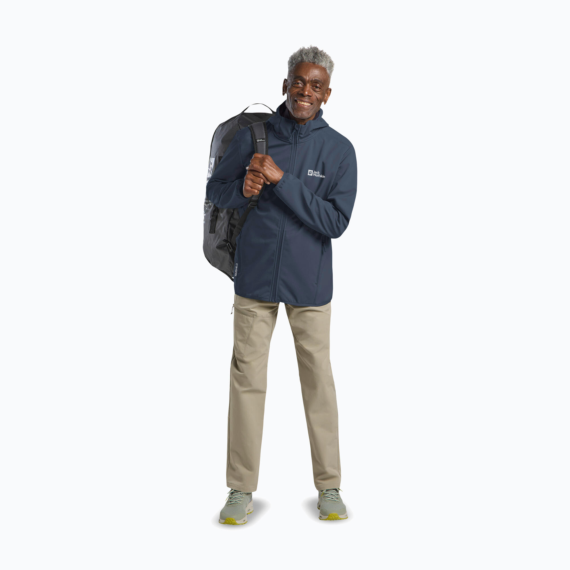 Veste softshell homme Jack Wolfskin Bornberg Hoody 2/7