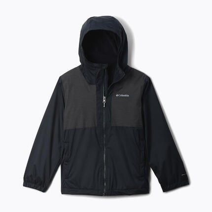 Veste imperméable pour enfants Columbia Rainy Trails II Fleece