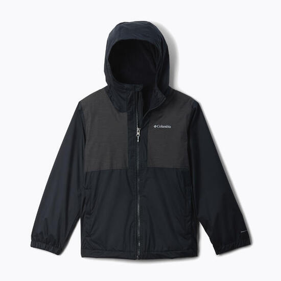 Veste imperméable pour enfants Columbia Rainy Trails II Fleece