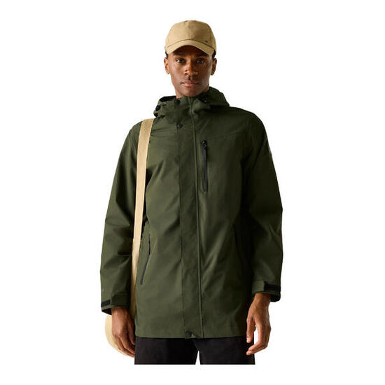 Chaqueta de Cáscara Daledon de Impermeable para Hombre Vaquero Luz de Luna