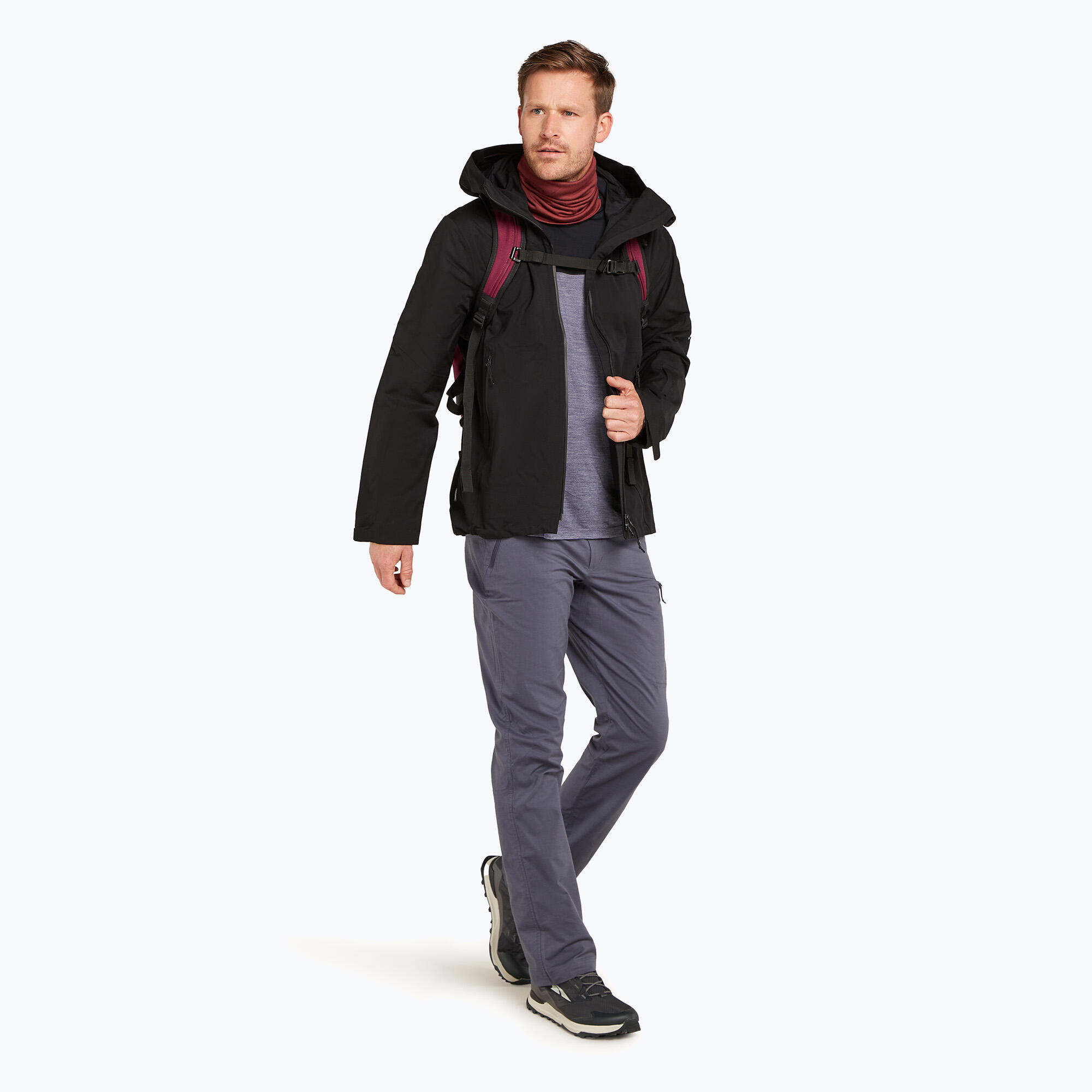 Heren trekking longsleeve icebreaker Merino 125 Cool-Lite Sphere LS Tee 6/7