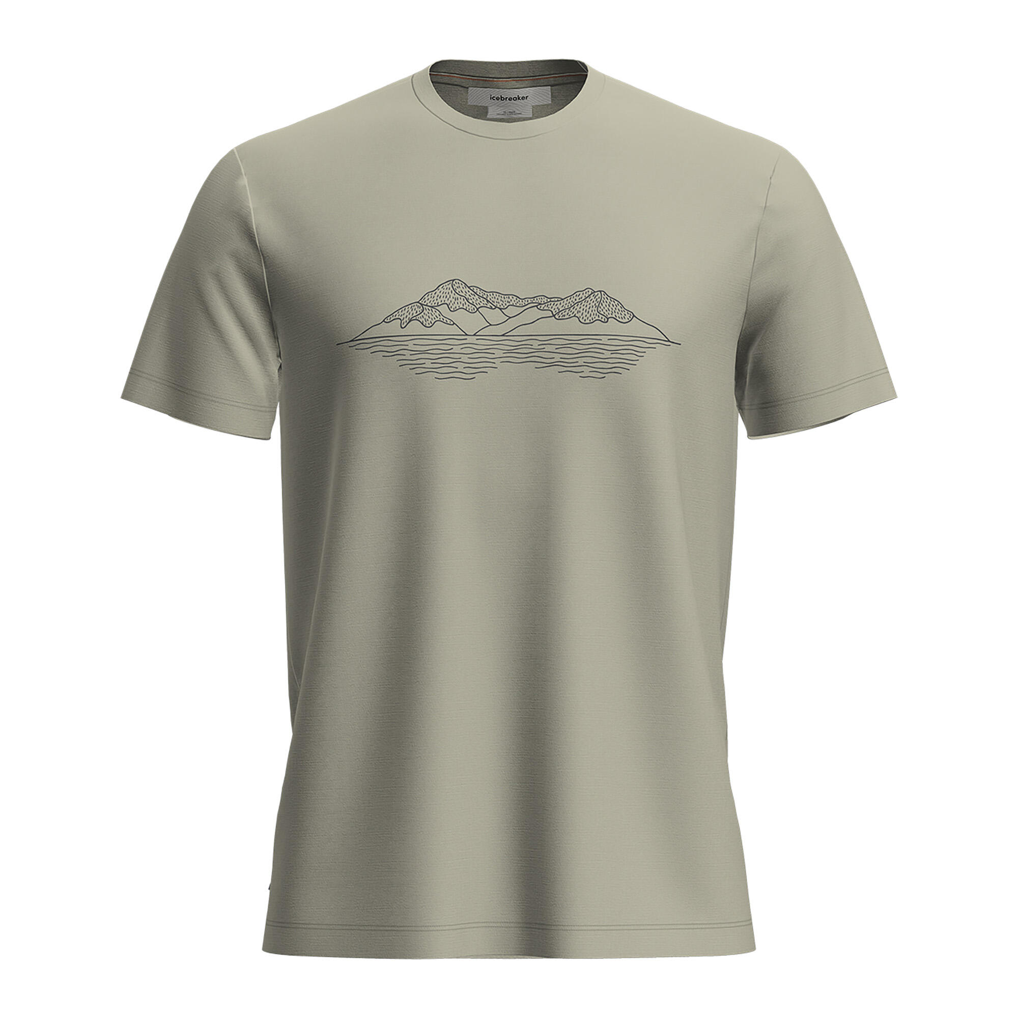 Maglietta da trekking uomo icebreaker Merino 150 Tech Lite SS T Pukaki Reflected 2/2