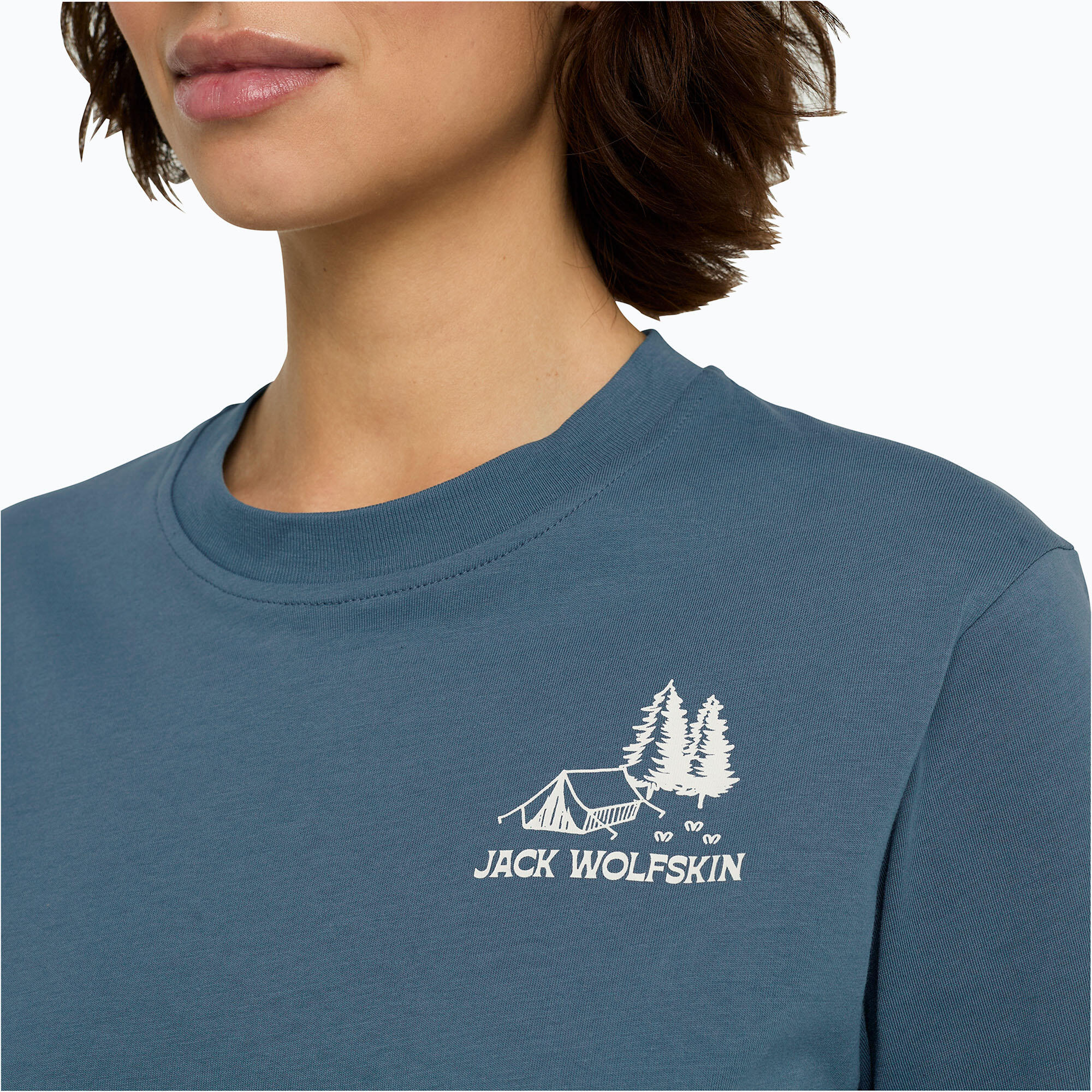 Camiseta feminina Jack Wolfskin Cadena 4/7