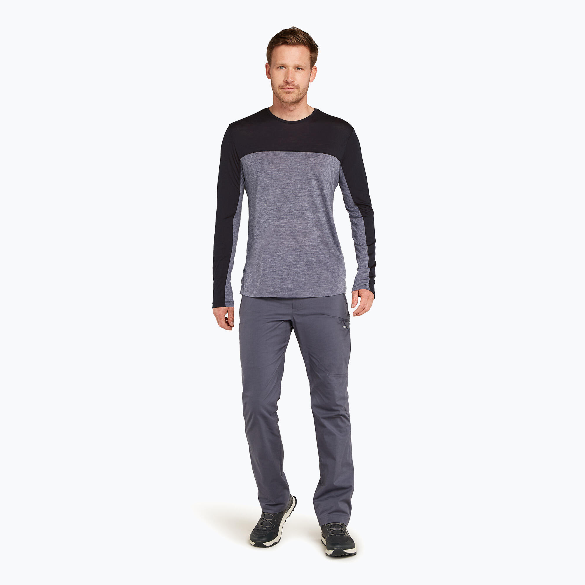 Heren trekking longsleeve icebreaker Merino 125 Cool-Lite Sphere LS Tee 2/7