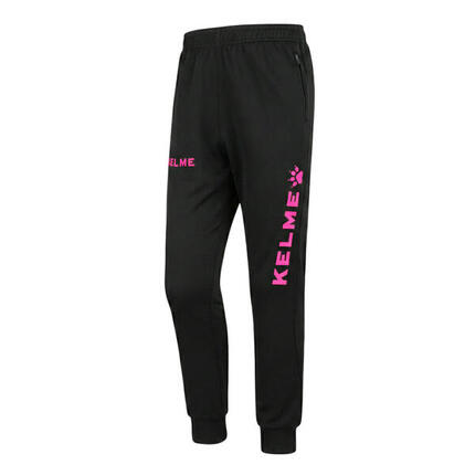 Kelme Pantalón Largo De Chándal Global Negro Y Rosa Unisex