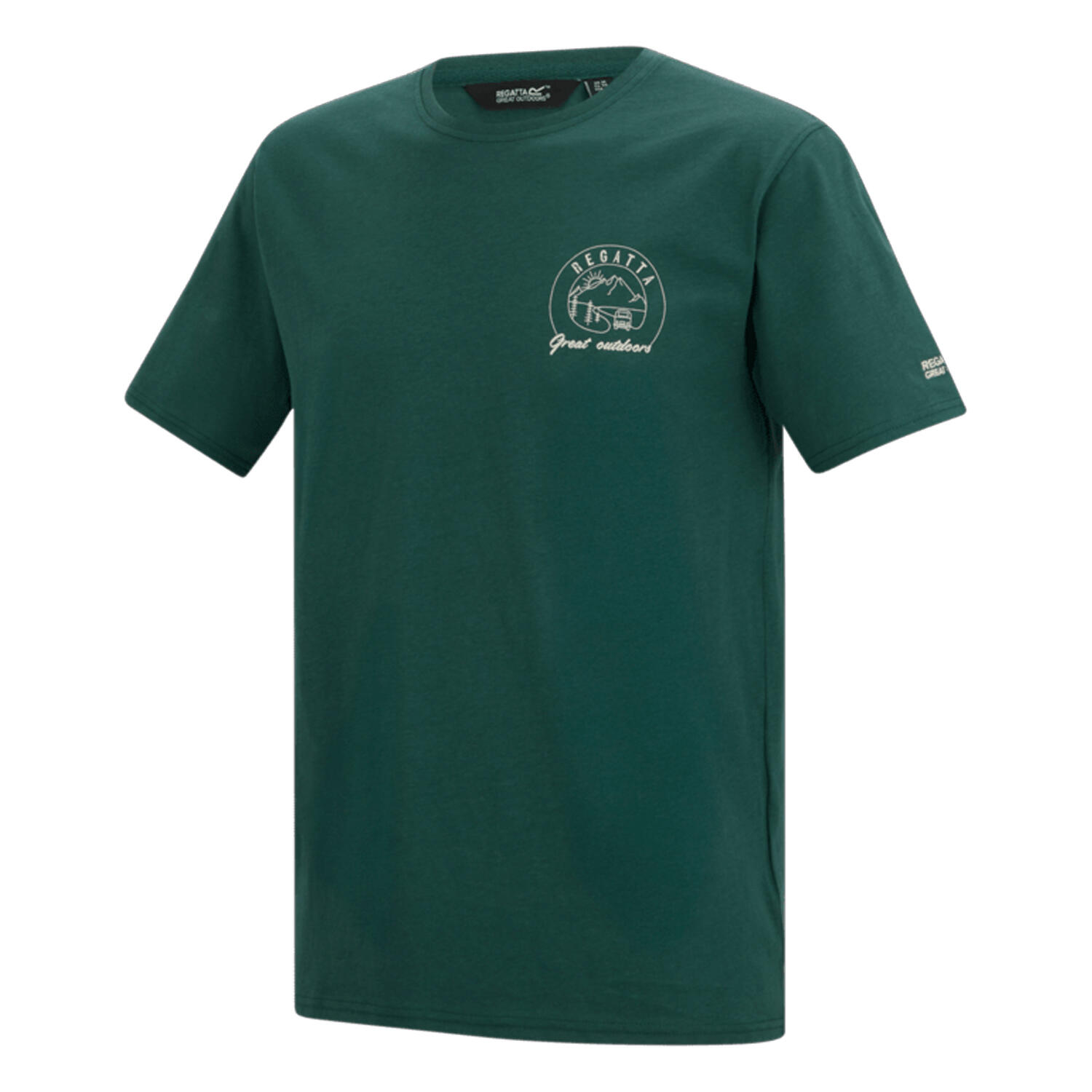 T-Shirt Nascer do Sol Cline IX Homem (Verde Mediterrâneo) 3/4