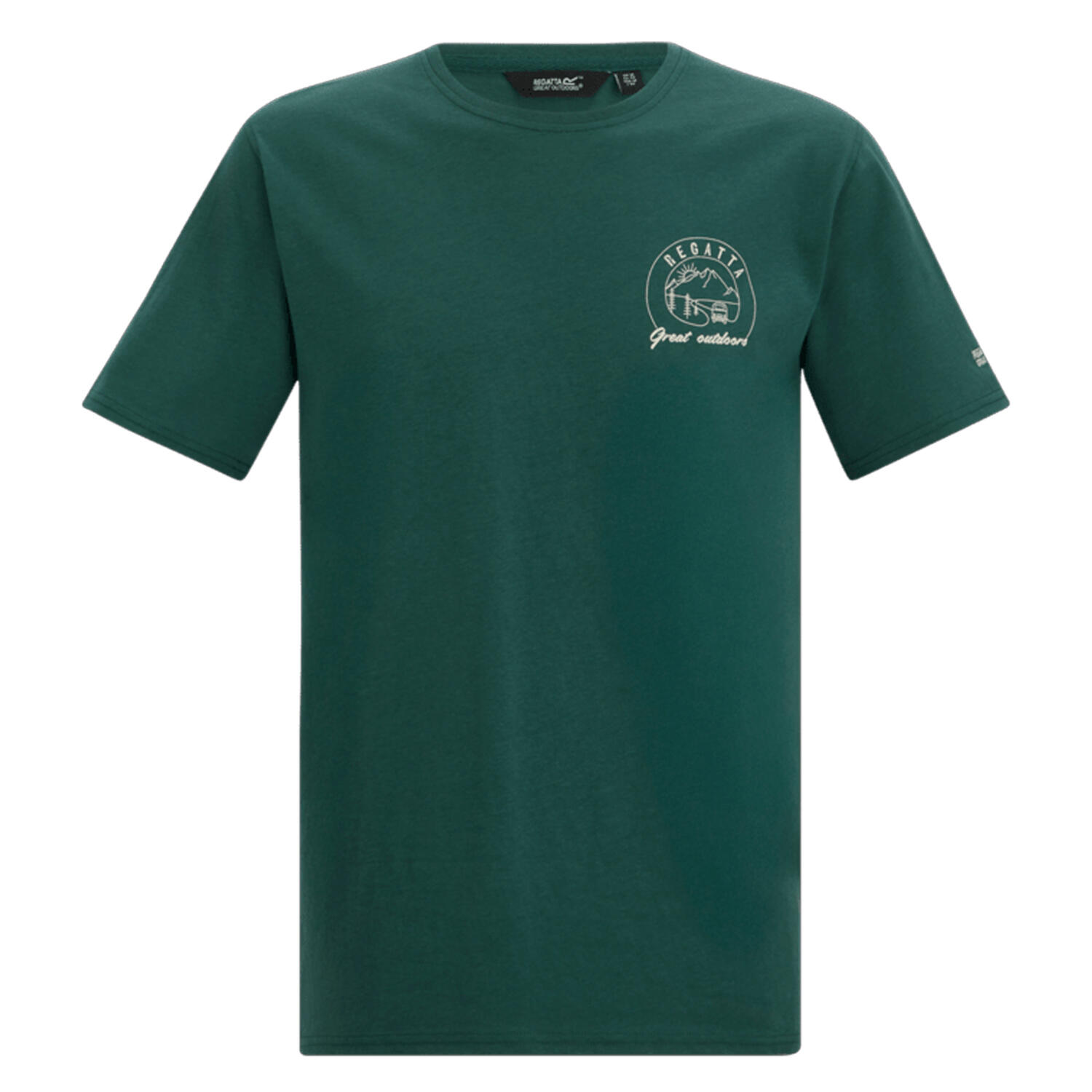 Tricou Drumeții În Natură Regatta Cline IX Răsărit Bărbați