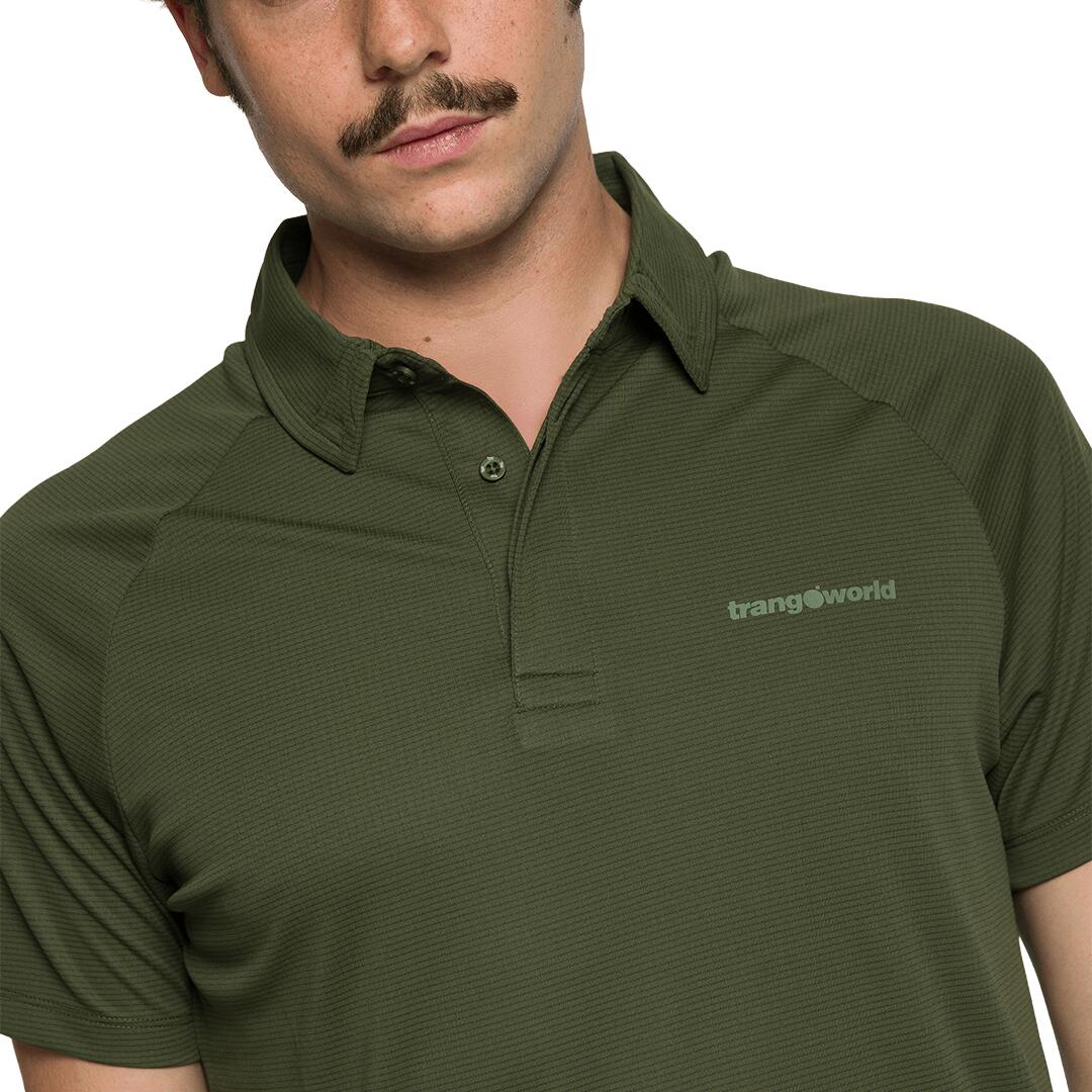 Polo manga corta para Hombre Trangoworld Bonete Verde 4/4