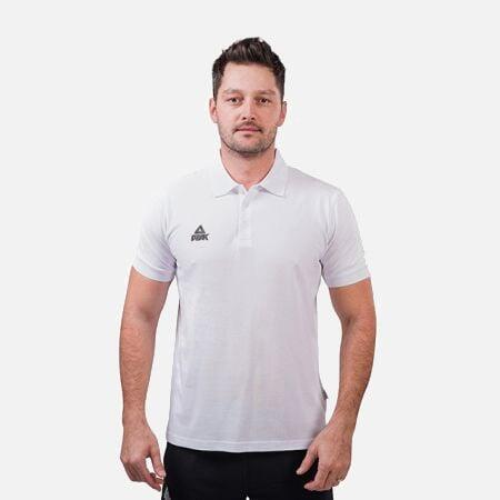 Tricou polo PEAK Crew Alb