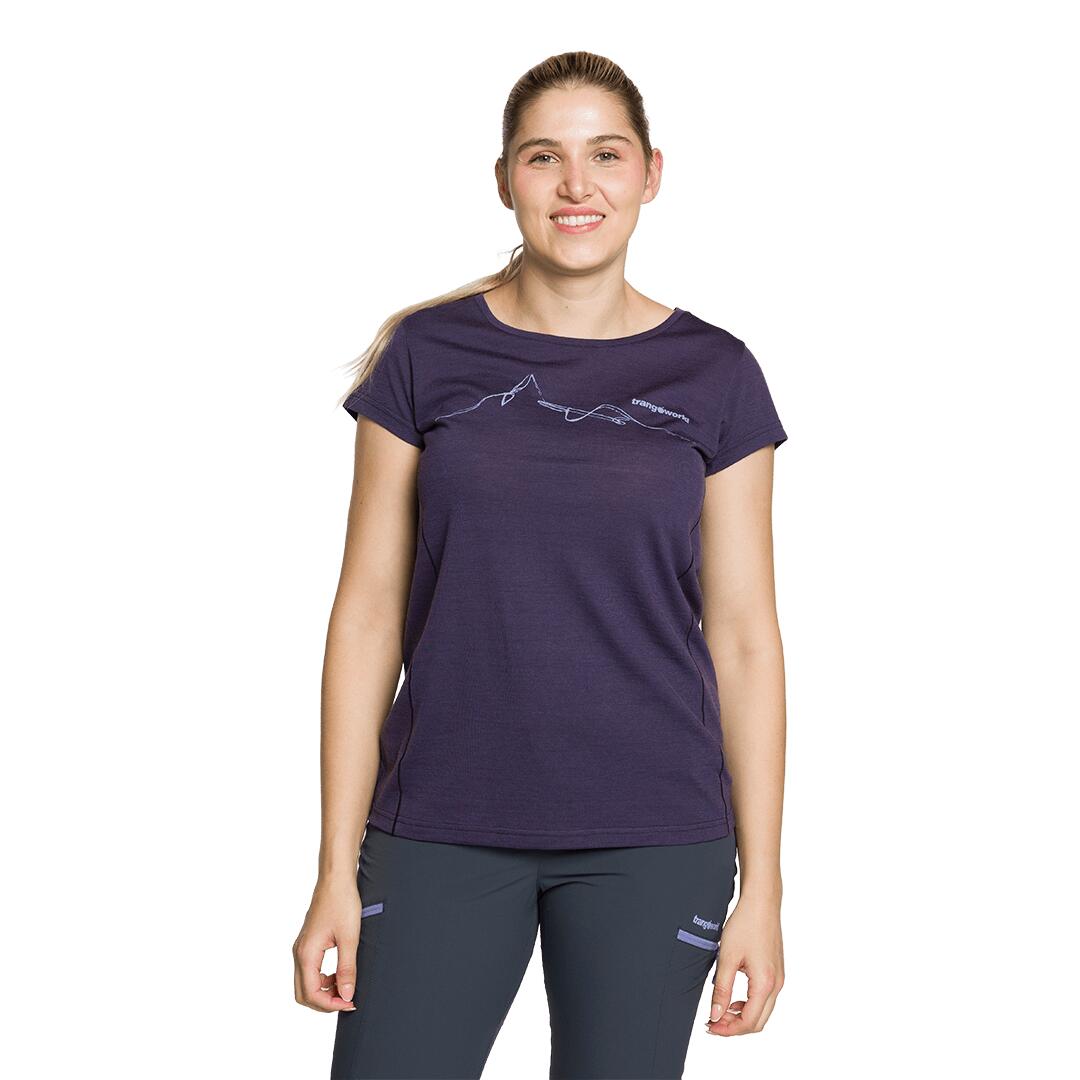 Camiseta para Mujer Trangoworld Biella Morado 2/3