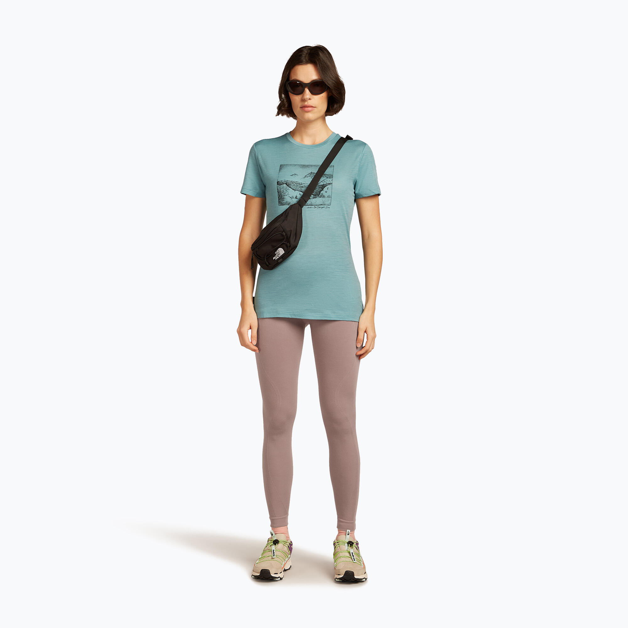 Camiseta de mujer icebreaker Merino 150 Tech Lite Terrain 4/7