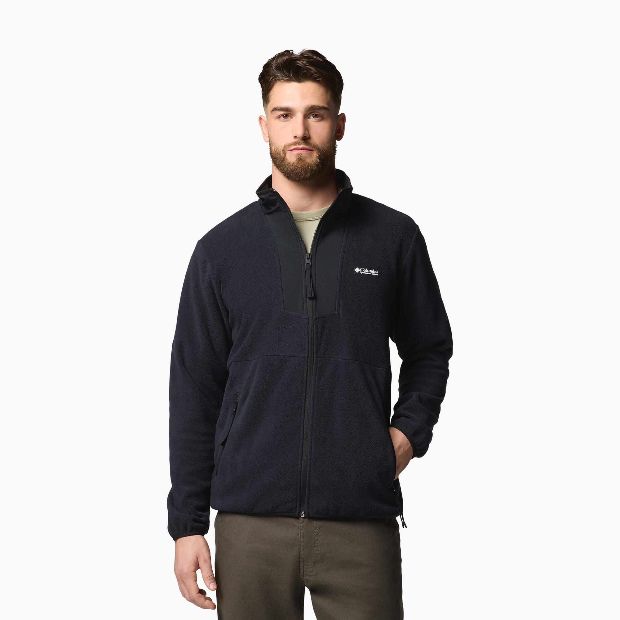 Sweat-shirt homme Columbia Sequoia Grove FZ en polaire 1/7