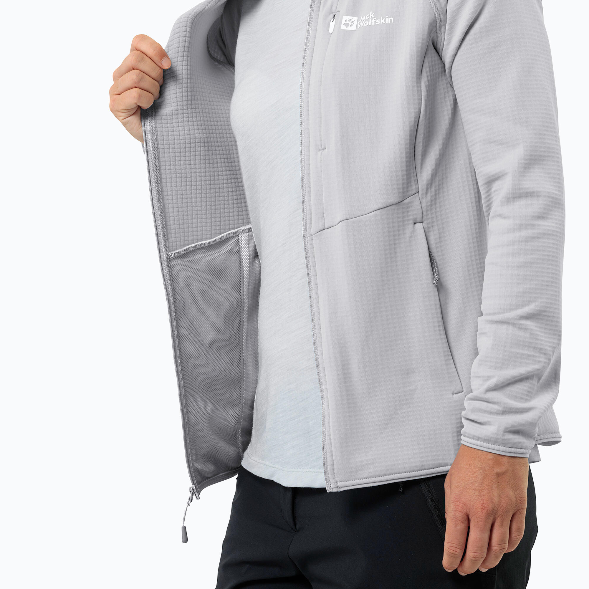Veste polaire femme Jack Wolfskin Kolbenberg à capuche zippée 6/7