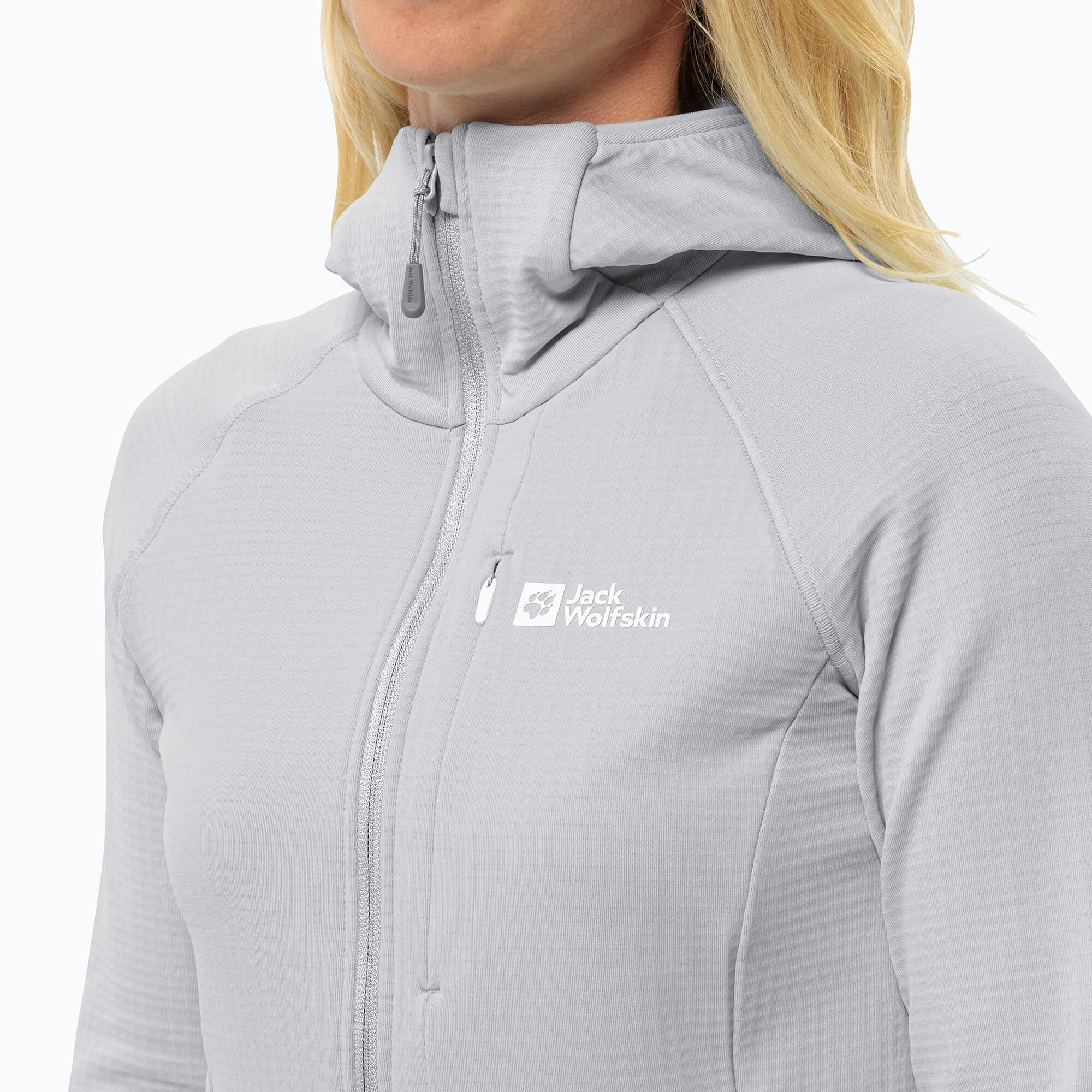 Veste polaire femme Jack Wolfskin Kolbenberg à capuche zippée 4/7