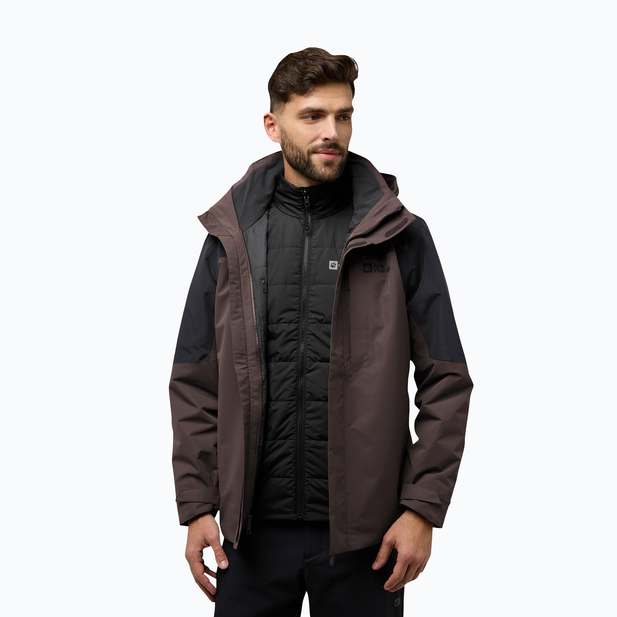 Heren 3-in-1 jas Jack Wolfskin Romberg 3In1 5/7