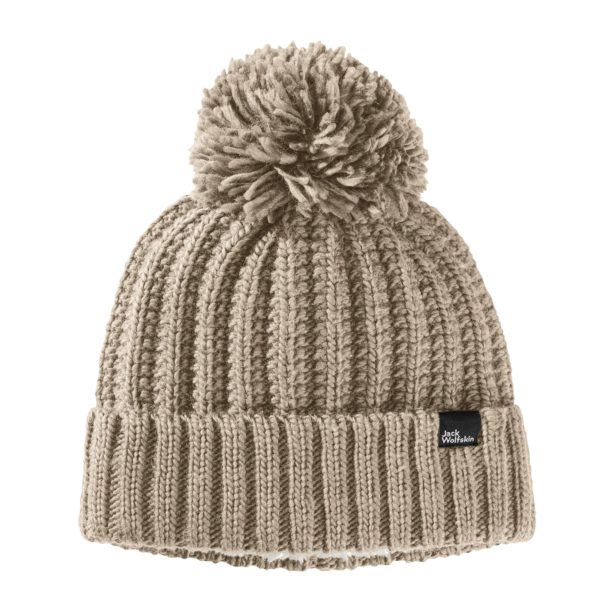 Gorro de inverno feminino Jack Wolfskin Highloft Knit 3/3