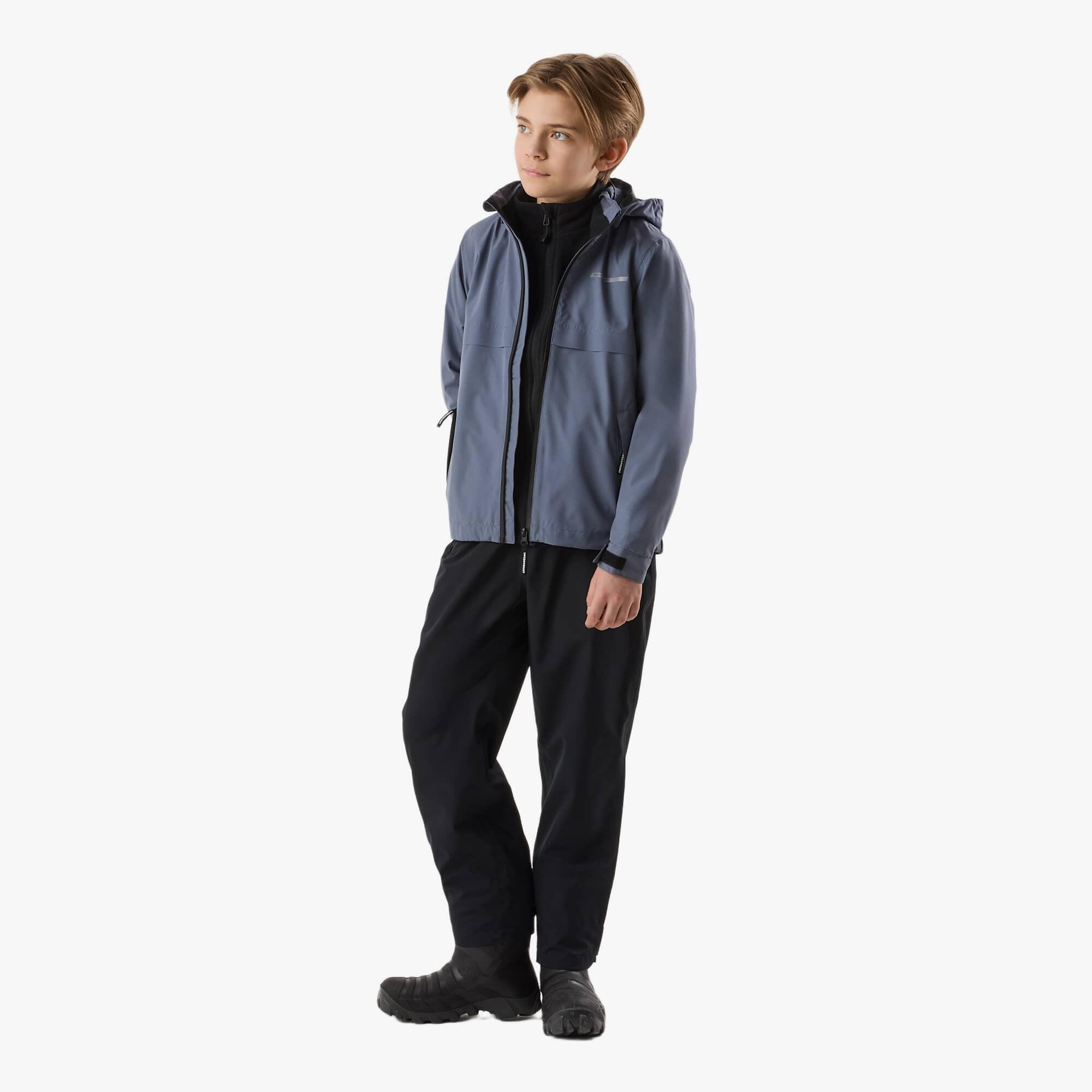 Giacca antipioggia da escursionismo junior Tjörn impermeabile 3/7