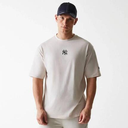 T-Shirt MLB New York Yankees New Era Oversize Crème