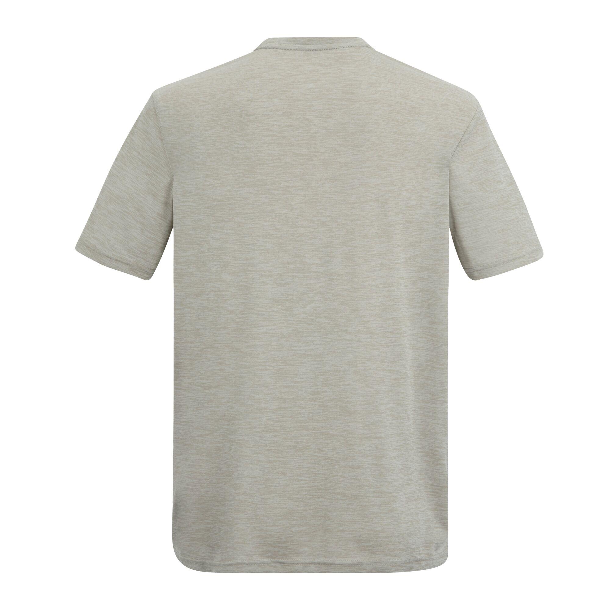 Tshirt Motif/style Paysage FINGAL Homme (Blanc Cassé Chiné) 2/4