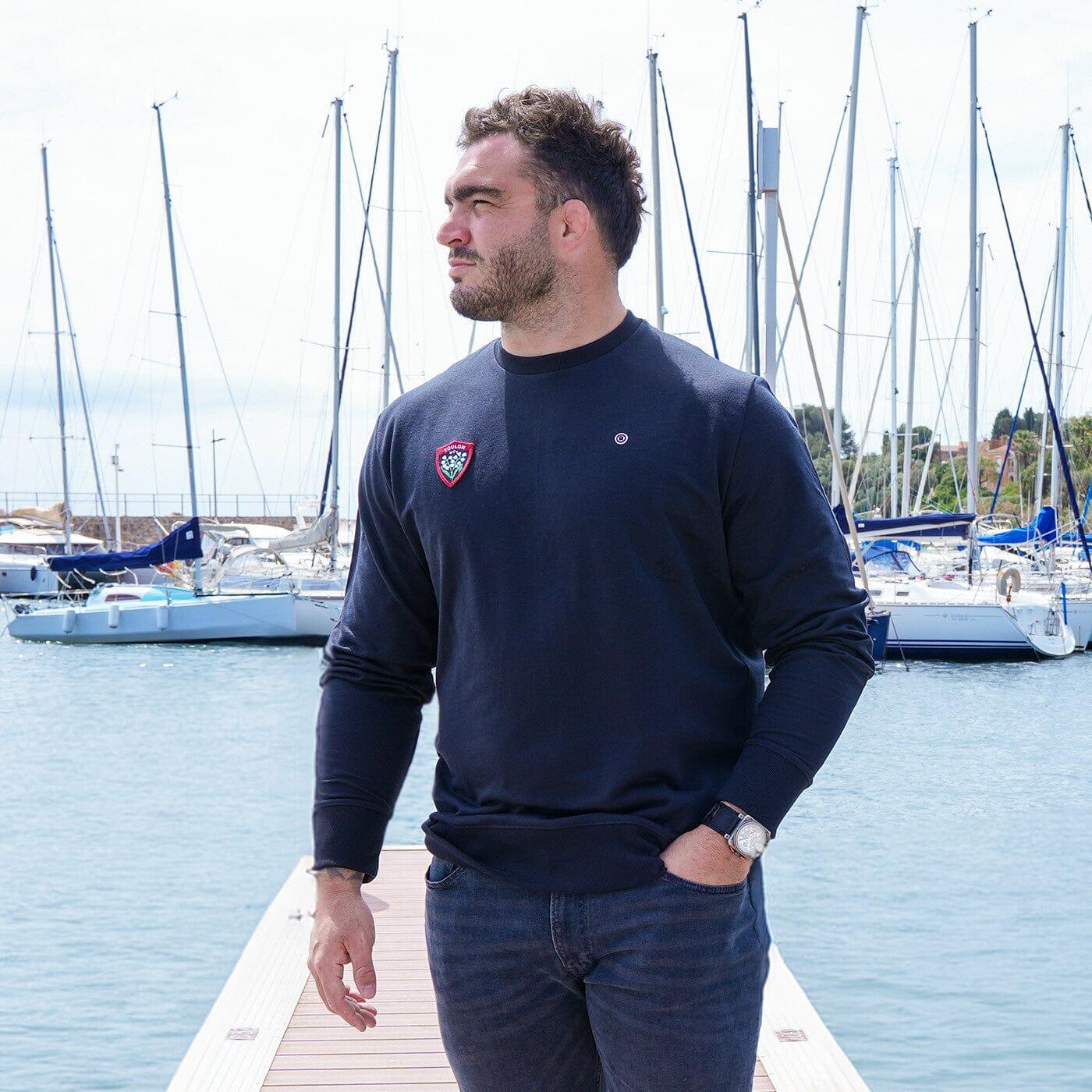 sweatshirt zwart Club Toulonnais 3/3
