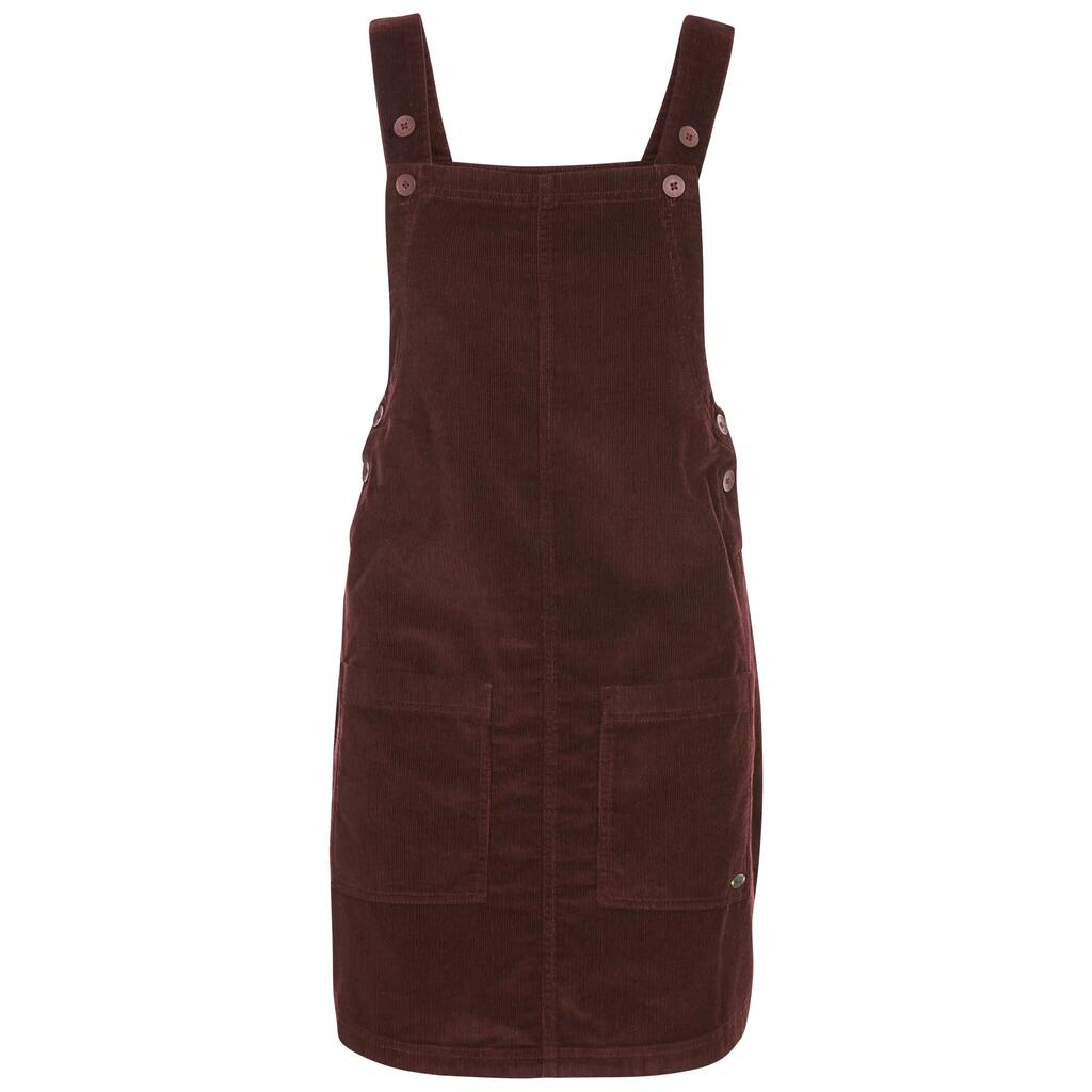 Womens Button Fastening Straps Pinafore Dress - Twirl