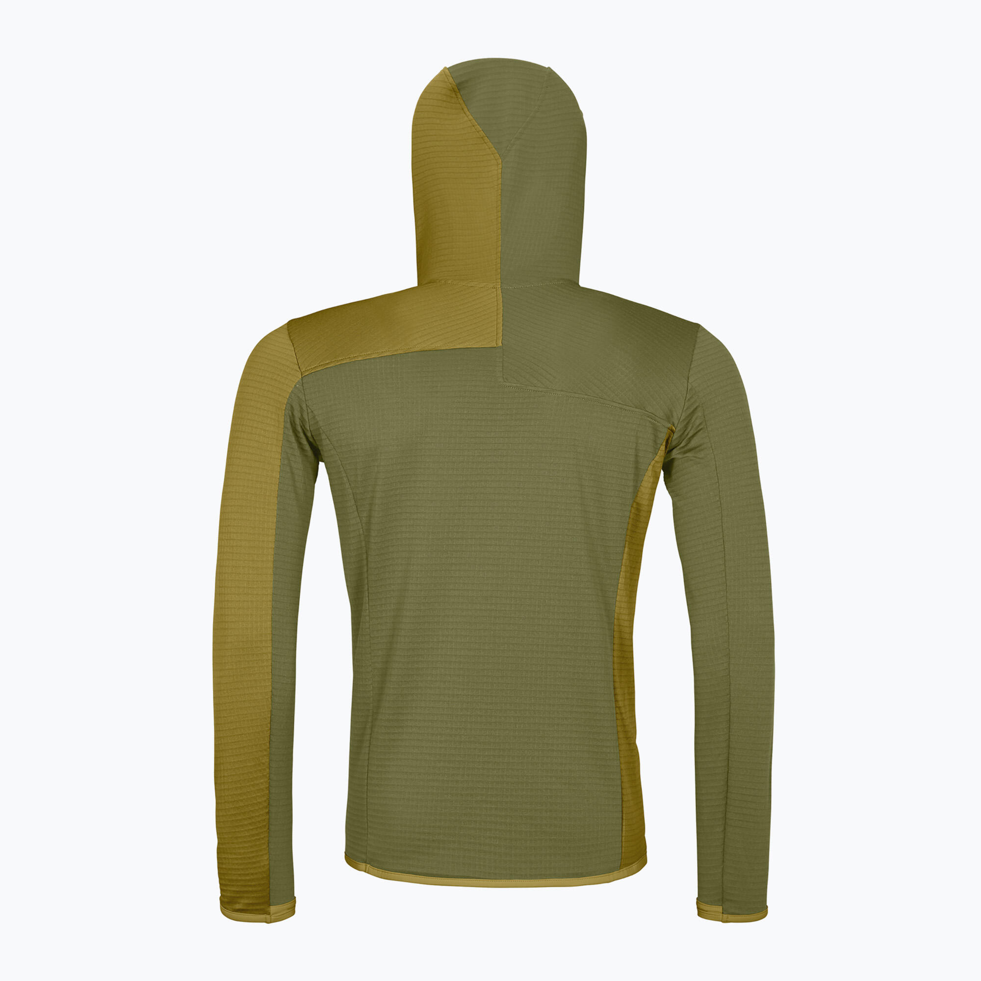 Sweat-shirt homme ORTOVOX Fleece Light Grid à capuche 2/3