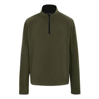 Great Outdoors Maglia In Pile Con Cerniera Sul Collo Uomo Regatta Thompson Verde