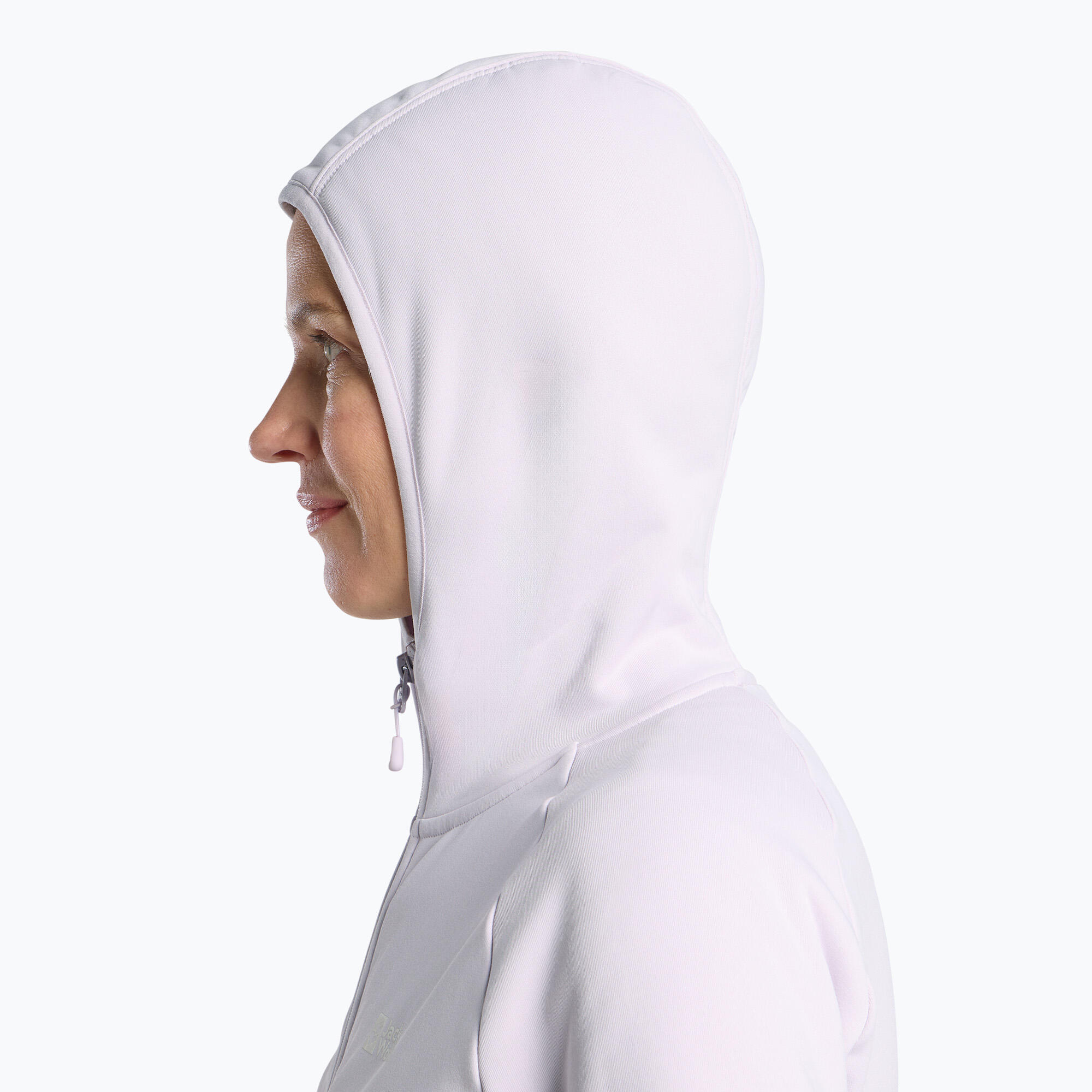 Sudadera para mujer Jack Wolfskin Baiselberg con capucha y cremallera completa 4/7