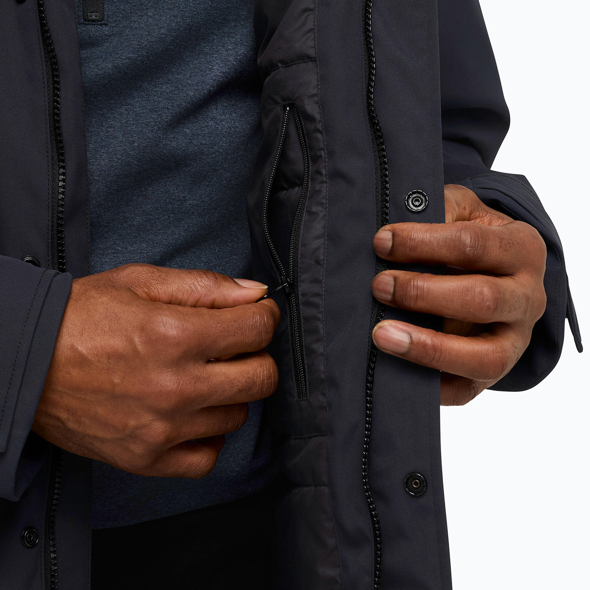 Parka impermeável masculina Jack Wolfskin Canyon Shield 6/7