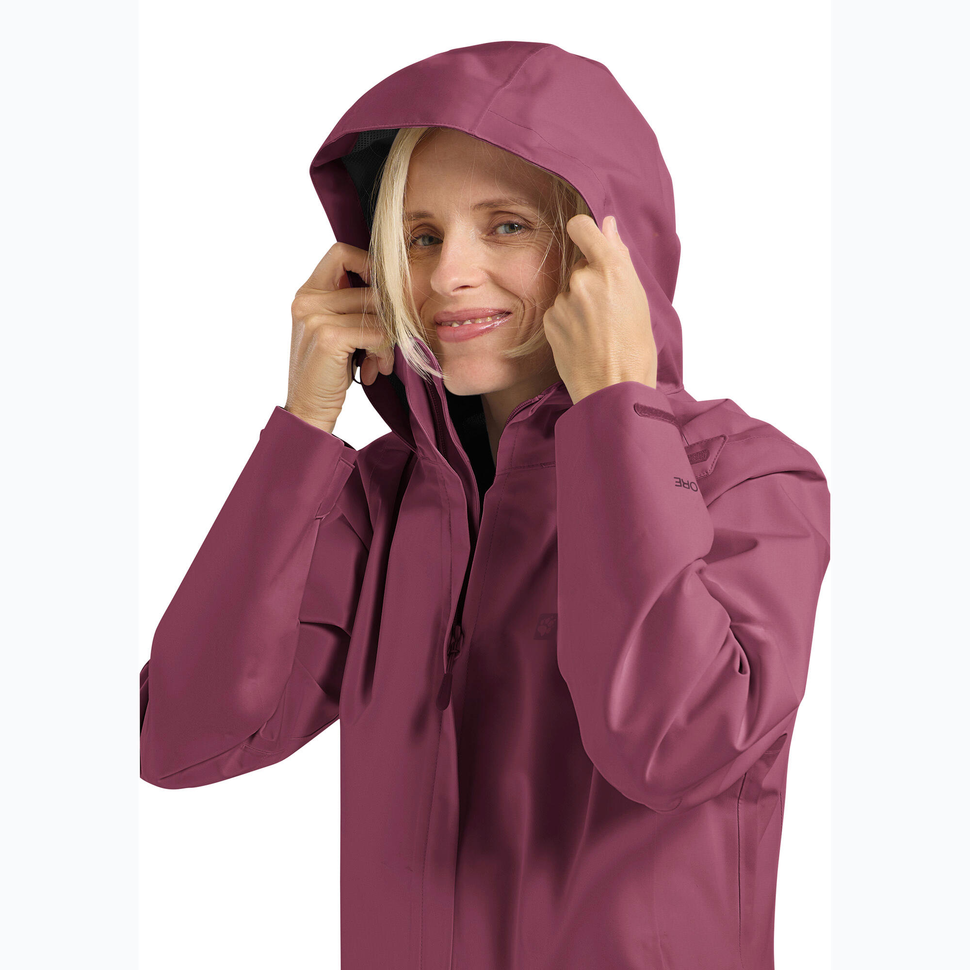 Damen Regenjacke Jack Wolfskin Trailtime 2L 5/7