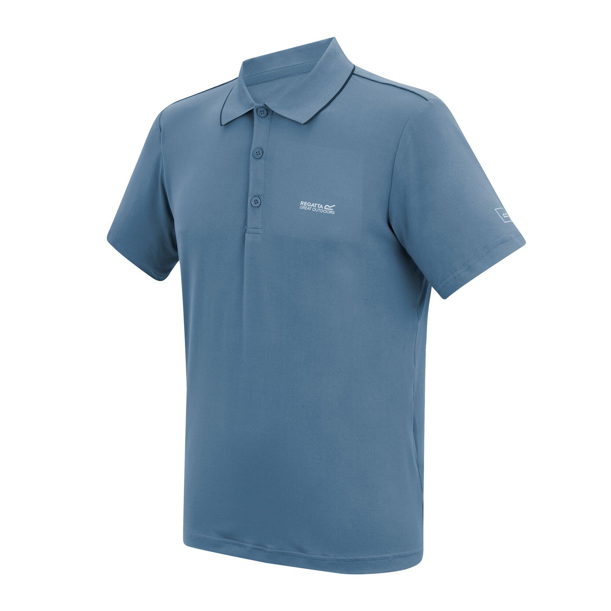 Maglietta Polo Elasticizzato Uomo Regatta Maverik Blu Cina 3/5
