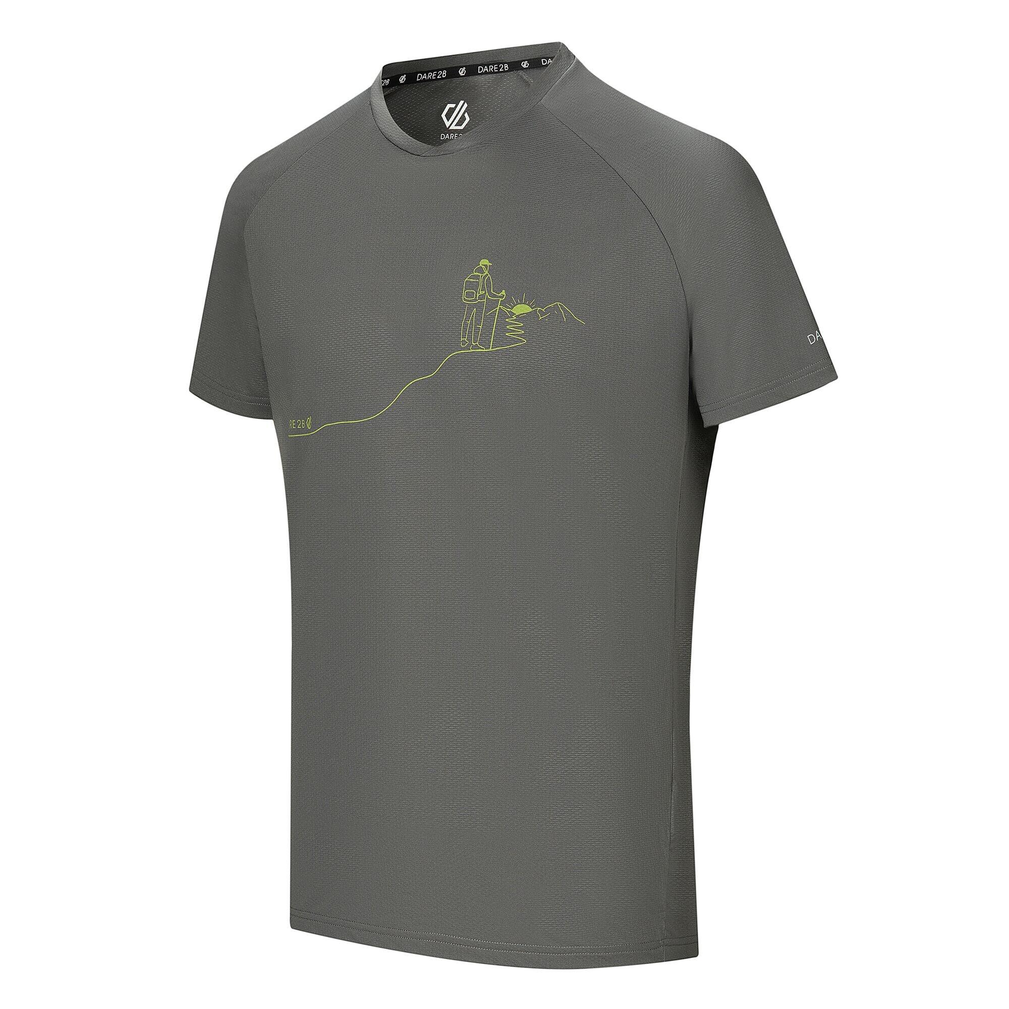 Mens Tech II Camping TShirt (Magnet) 3/4