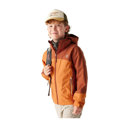 Giacca Impermeabile Bambini Dare 2B Explore III Cipresso Dorato