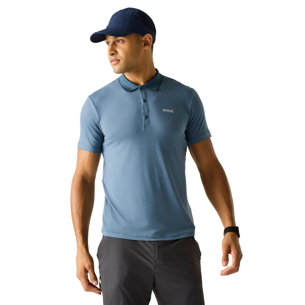 Mens Maverik Stretch Polo Shirt (China Blue)