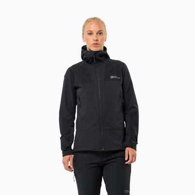 Dames softshell jas jack wolfskin andur