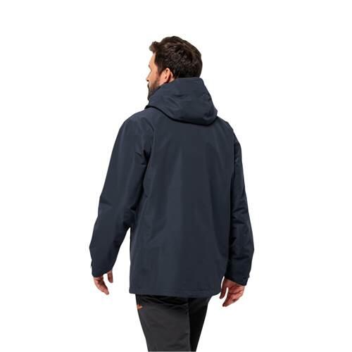 Heren regenjas Jack Wolfskin Fernblick 2L 3/7
