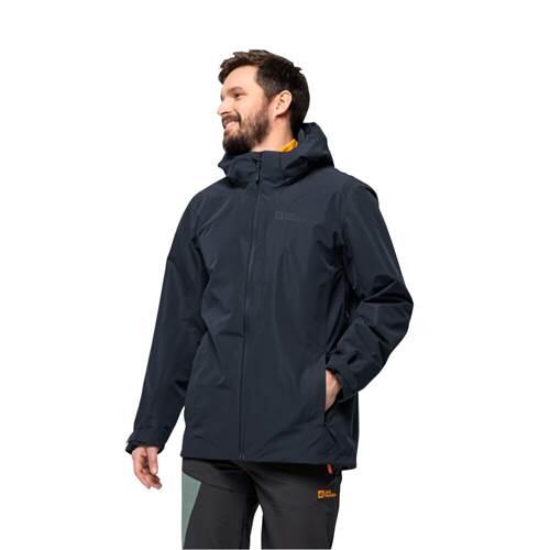 Heren regenjas Jack Wolfskin Fernblick 2L 2/7