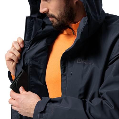 Heren regenjas Jack Wolfskin Fernblick 2L 5/7