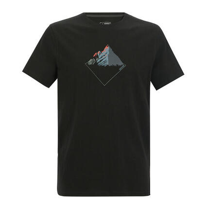 Tshirt Motif/style Montagne BREEZED Homme (Noir)
