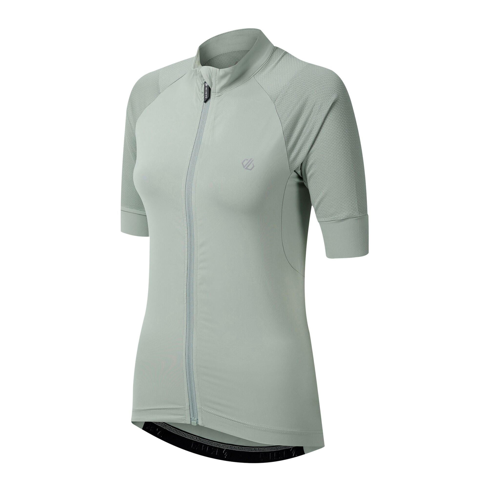 Veste Manches Courtes De Cyclisme Motif/style Éclair Femme (Vert Glacier) 3/5