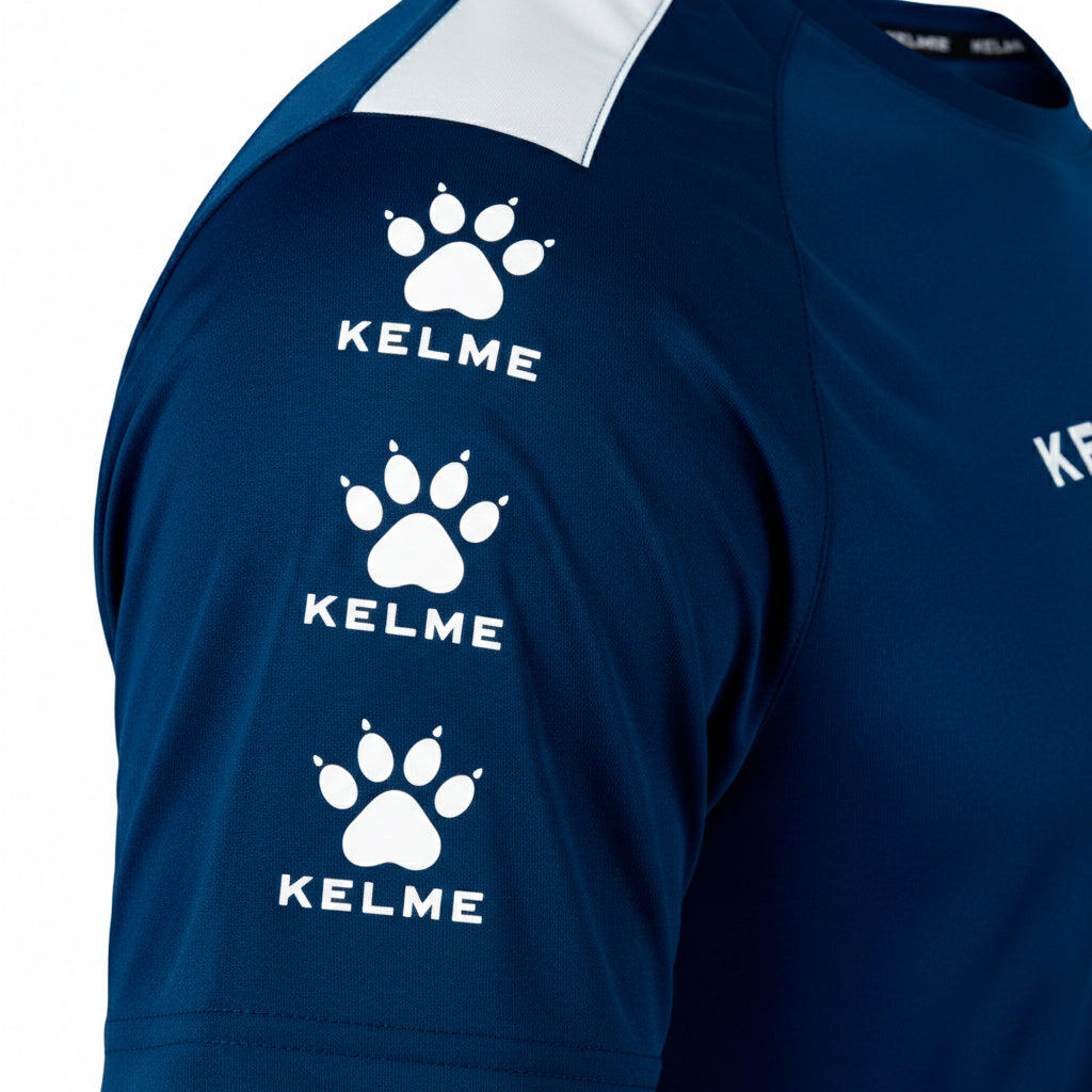 Kelme Camiseta De Manga Corta Lince Azul Marino 3/3