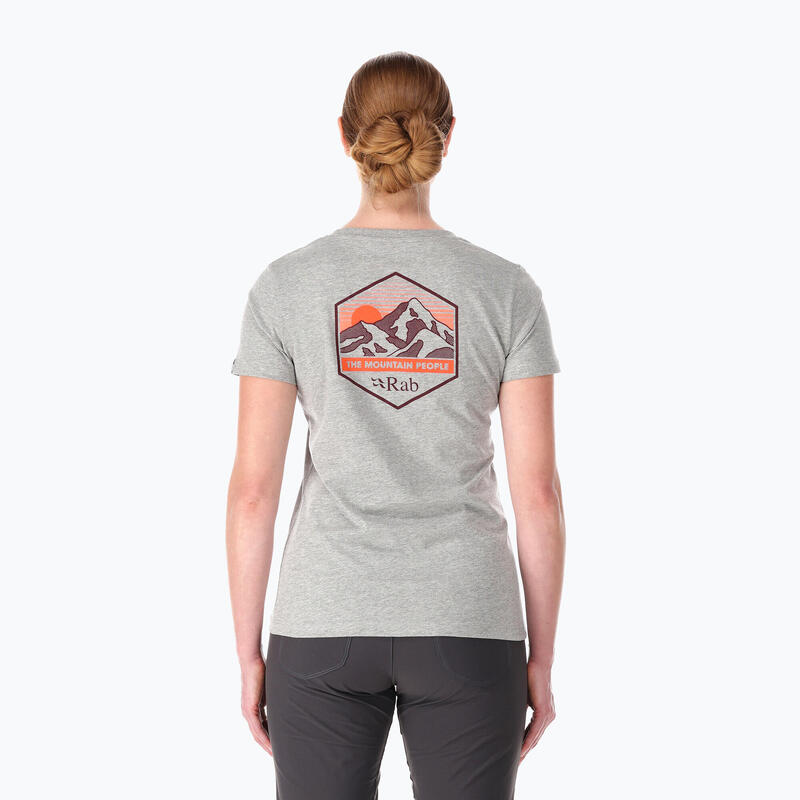 Tricou de trekking damă Rab Stance Mountain Peak