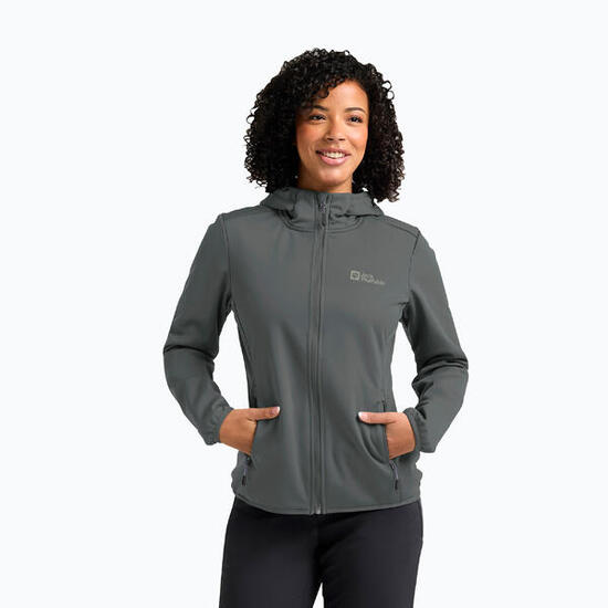 Veste softshell femme Jack Wolfskin Windhain Hoody