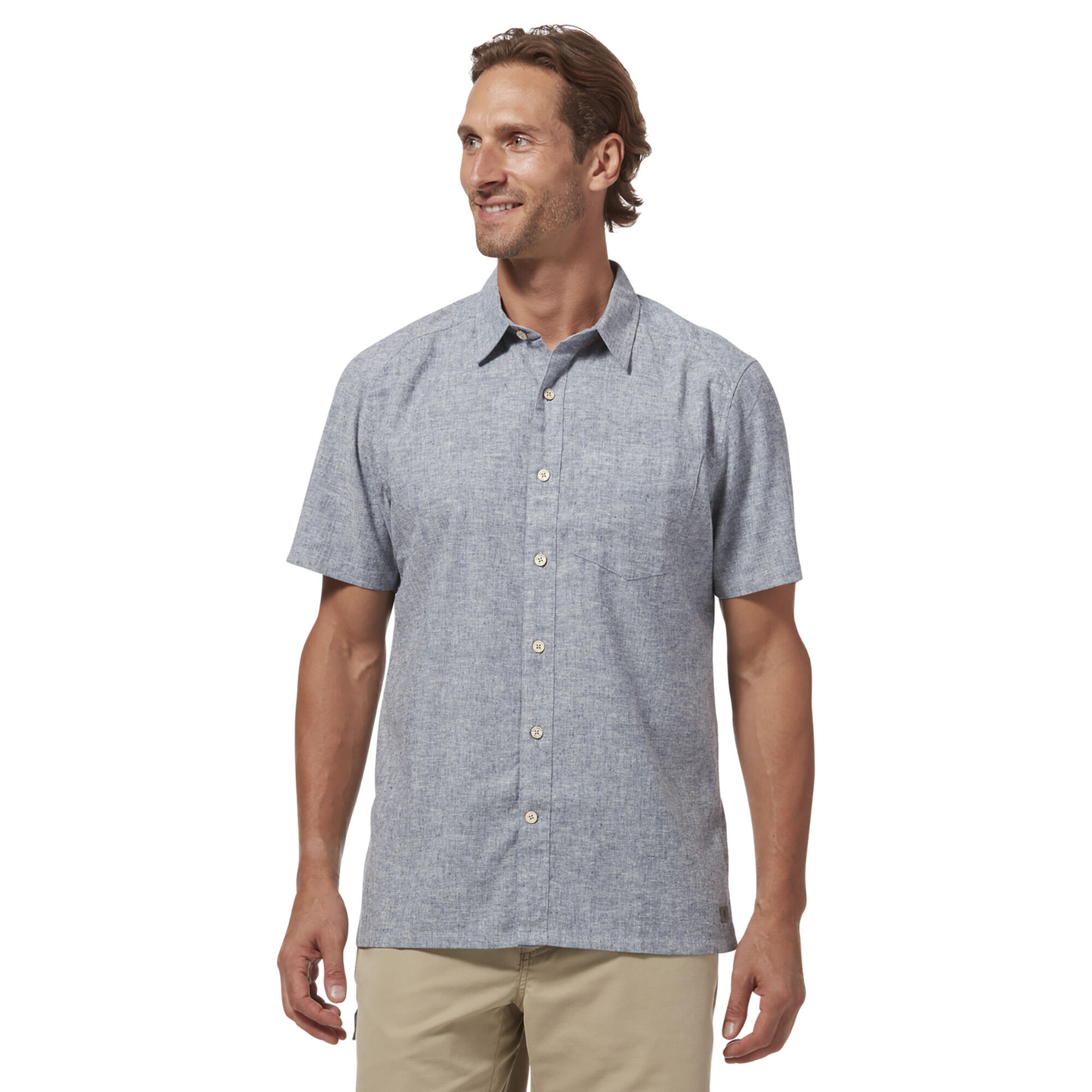 Camisa masculina Royal Robbins Hempline 4/4