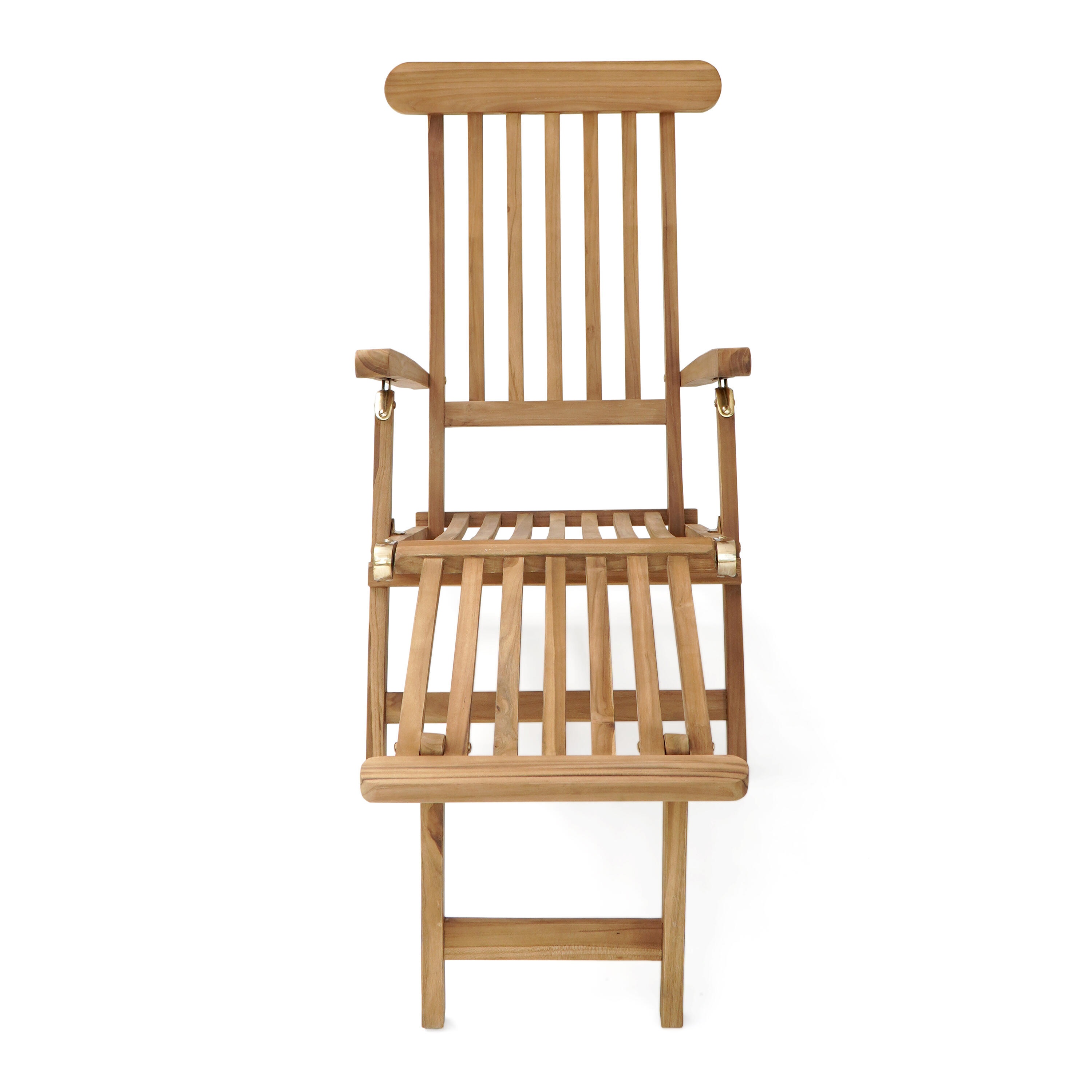 Chaise longue in legno di teak - Regolabile in 4 posizioni 4/4