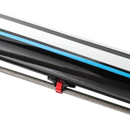 Lot 10 clips fixation gaines durites alu rouge